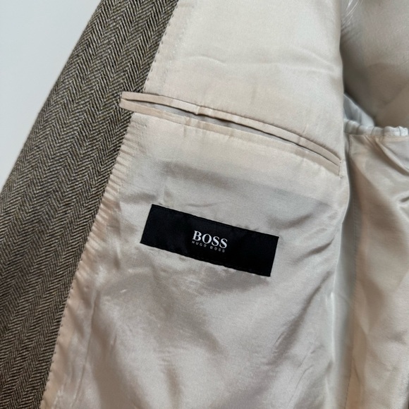 Hugo Boss for Saks Fifth Avenue Bertolucci cashmere wool sports coat blazer 44R - Picture 11 of 12